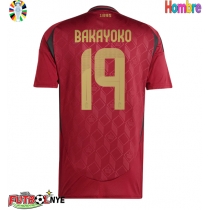 Camiseta Bélgica Johan Bakayoko #19 Primera Equipación Eurocopa 2024 manga corta